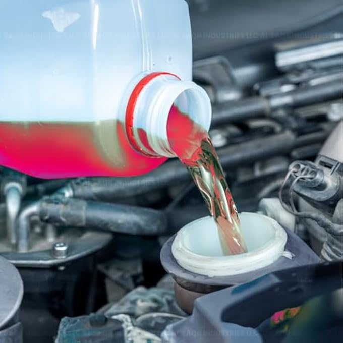 Turbo RADIATOR COOLANT RED  HIGH-PERFORMANCE ENGINE COOLING LIQUID | ADVANCED HEAT CONTROL | ANTI-CORROSION FORMULA | READY TO USE | 4 LITERS - Image 4